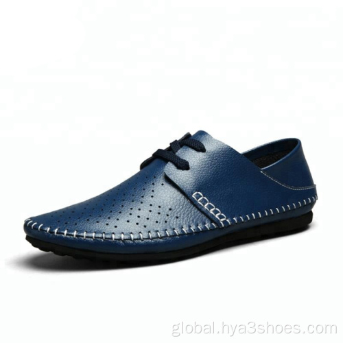 China High Quality Men's Casual Leather Shoes Factory